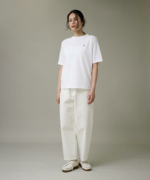 I.T.'S. international / イッツインターナショナル Tシャツ | ロゴ刺繍Tシャツ | 詳細2