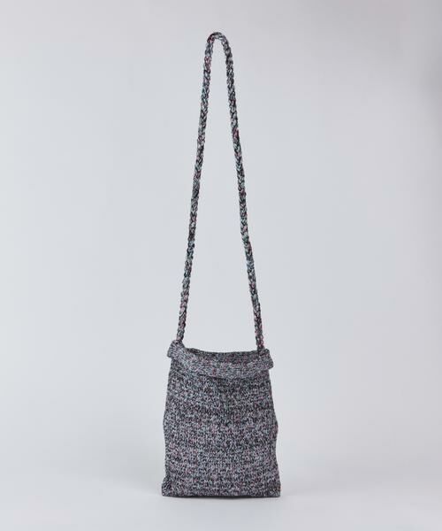 I.T.'S. international / イッツインターナショナル ショルダーバッグ | joyce MIXラメ入ニット ミニ ショルダーバッグ《Nananoel/ナナノエル》 | 詳細3