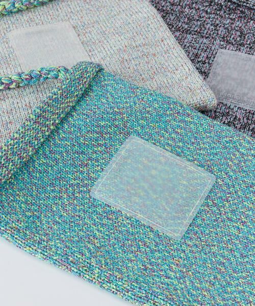 I.T.'S. international / イッツインターナショナル ショルダーバッグ | joyce MIXラメ入ニット ミニ ショルダーバッグ《Nananoel/ナナノエル》 | 詳細9