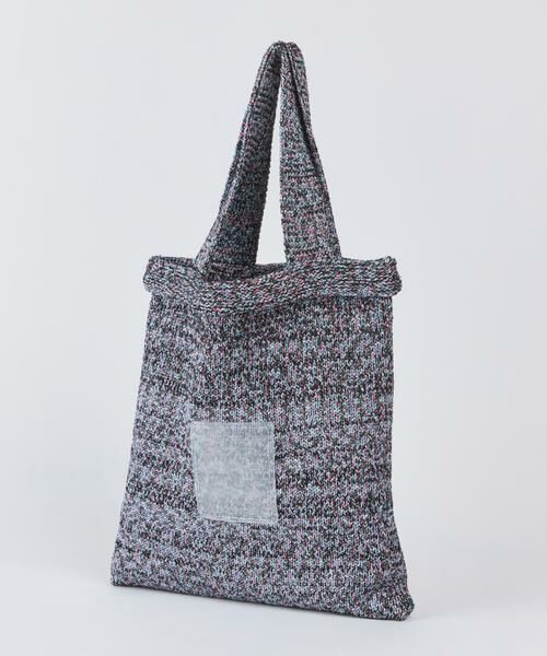 I.T.'S. international/イッツインターナショナル joyce MIXラメ入ニット トートバッグ《Nananoel/ナナノエル》 ブラック 40 I.T.'S. international/イッツインターナショナル joyce MIXラメ入ニット トートバッグ《Nananoel/ナナノエル》 ブラック 40