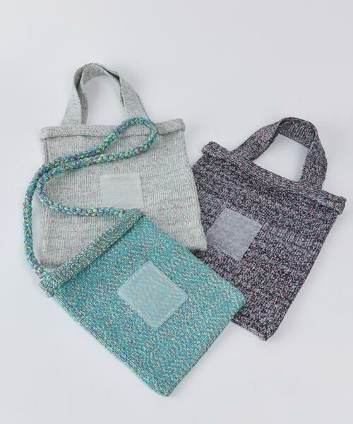 I.T.'S. international / イッツインターナショナル トートバッグ | joyce MIXラメ入ニット トートバッグ《Nananoel/ナナノエル》 | 詳細6