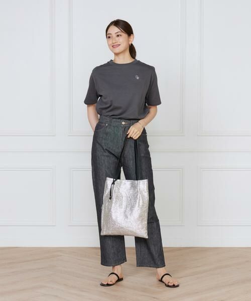 I.T.'S. international / イッツインターナショナル トートバッグ | メタリックツマミハンドルフラットトートバッグ/A4対応《COOCO/クーコ》 | 詳細11