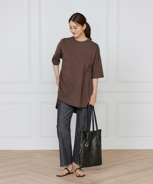 I.T.'S. international / イッツインターナショナル トートバッグ | メタリックツマミハンドルフラットトートバッグ/A4対応《COOCO/クーコ》 | 詳細8