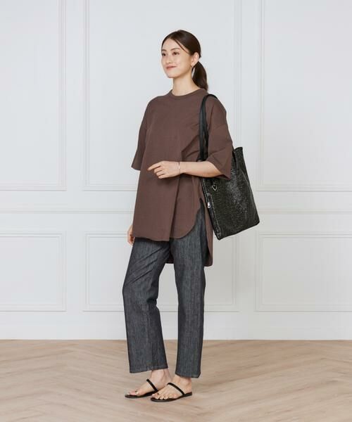 I.T.'S. international / イッツインターナショナル トートバッグ | メタリックツマミハンドルフラットトートバッグ/A4対応《COOCO/クーコ》 | 詳細9