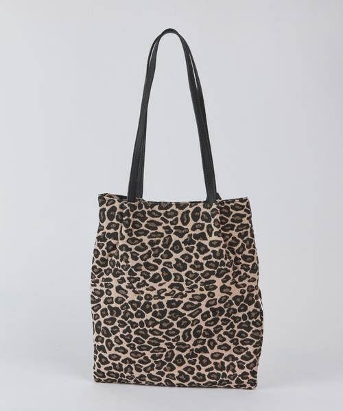 I.T.'S. international / イッツインターナショナル トートバッグ | アニマル柄ツマミハンドルフラットトートバッグ/A4対応《COOCO/クーコ》 | 詳細3