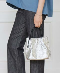 I.T.'S. international / イッツインターナショナル ショルダーバッグ | メタリックツマミハンドル2WAYミニトートバッグ《COOCO/クーコ》