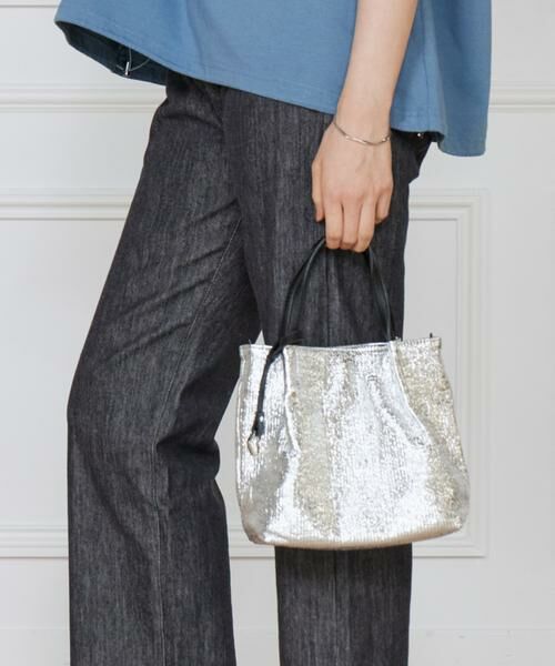 I.T.'S. international / イッツインターナショナル ショルダーバッグ | メタリックツマミハンドル2WAYミニトートバッグ《COOCO/クーコ》 | 詳細1