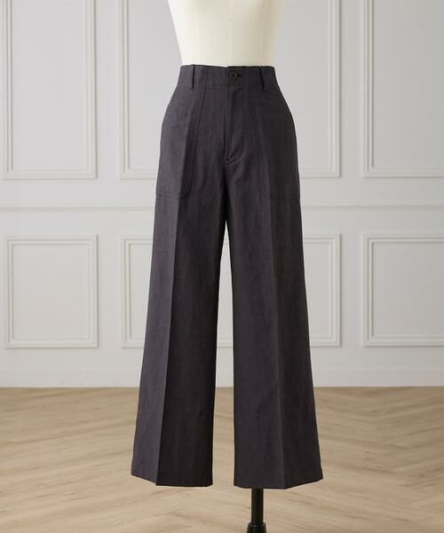 I.T.'S. international / イッツインターナショナル その他パンツ | ベイカーワイドパンツ(ブラウン)