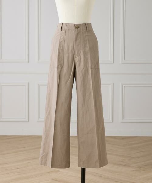 I.T.'S. international / イッツインターナショナル その他パンツ | ベイカーワイドパンツ(モカチャ3)