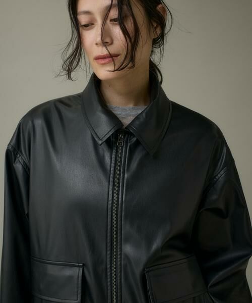 I.T.'S. international / イッツインターナショナル ブルゾン | フェイクレザーブルゾン | 詳細11