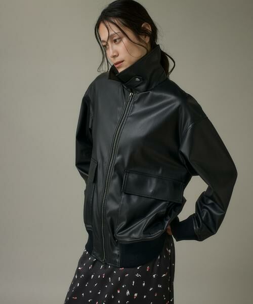 I.T.'S. international / イッツインターナショナル ブルゾン | フェイクレザーブルゾン | 詳細6