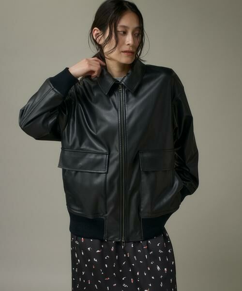 I.T.'S. international / イッツインターナショナル ブルゾン | フェイクレザーブルゾン | 詳細7