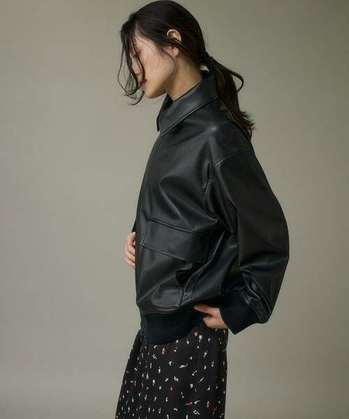 I.T.'S. international / イッツインターナショナル ブルゾン | フェイクレザーブルゾン | 詳細8