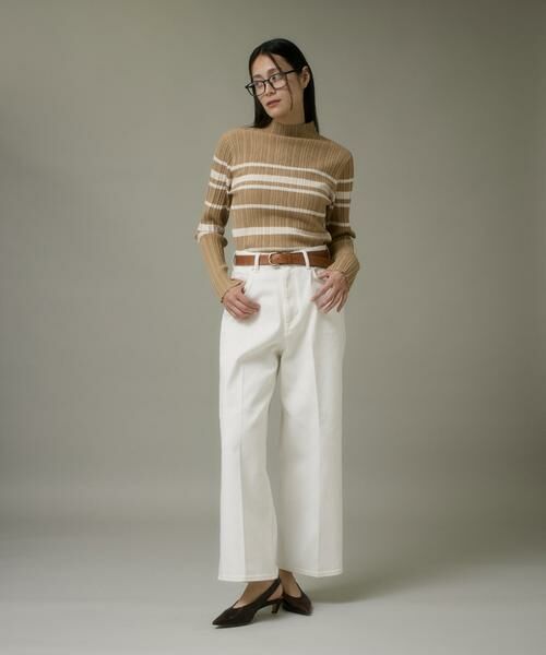 I.T.'S. international / イッツインターナショナル ニット・セーター | 変則リブハイネックプルオーバー《SMART CLEAN》 | 詳細13