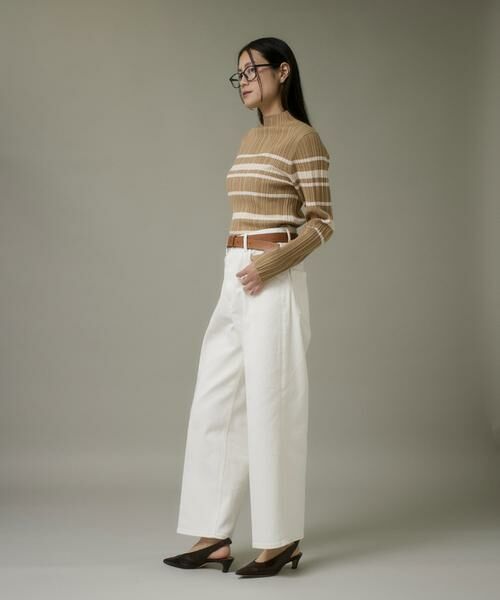 I.T.'S. international / イッツインターナショナル ニット・セーター | 変則リブハイネックプルオーバー《SMART CLEAN》 | 詳細14