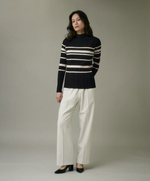 I.T.'S. international / イッツインターナショナル ニット・セーター | 変則リブハイネックプルオーバー《SMART CLEAN》 | 詳細2