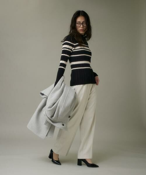 I.T.'S. international / イッツインターナショナル ニット・セーター | 変則リブハイネックプルオーバー《SMART CLEAN》 | 詳細5