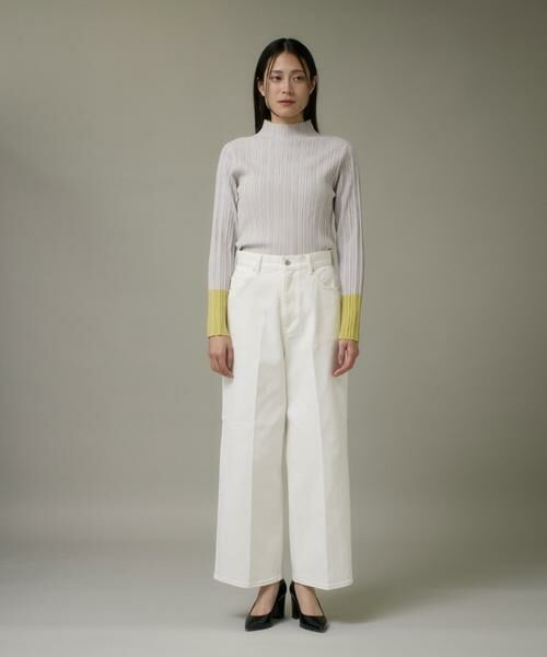 I.T.'S. international / イッツインターナショナル ニット・セーター | 変則リブハイネックプルオーバー《SMART CLEAN》 | 詳細7