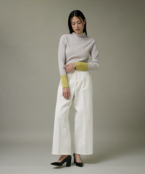 I.T.'S. international / イッツインターナショナル ニット・セーター | 変則リブハイネックプルオーバー《SMART CLEAN》 | 詳細8