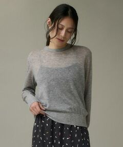 I.T.'S. international / イッツインターナショナル ニット・セーター | クルーネックニットプルオーバー《Melty air wool》