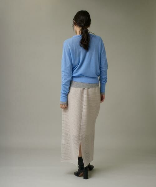 I.T.'S. international / イッツインターナショナル ニット・セーター | クルーネックニットプルオーバー《Melty air wool》 | 詳細10