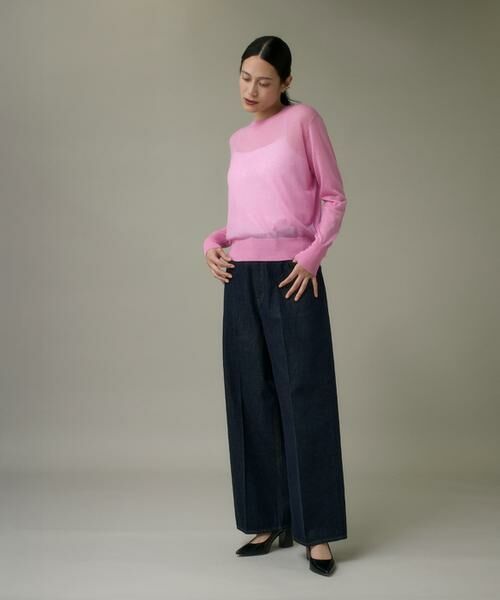 I.T.'S. international / イッツインターナショナル ニット・セーター | クルーネックニットプルオーバー《Melty air wool》 | 詳細2