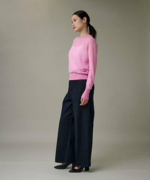 I.T.'S. international / イッツインターナショナル ニット・セーター | クルーネックニットプルオーバー《Melty air wool》 | 詳細3