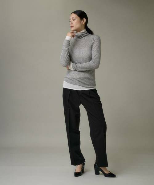I.T.'S. international / イッツインターナショナル ニット・セーター | ハイネックニットプルオーバー《Melty air wool》 | 詳細5