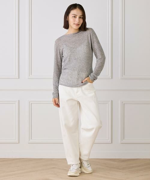 I.T.'S. international / イッツインターナショナル ニット・セーター | モックネックリブニット《Melty air wool》 | 詳細18