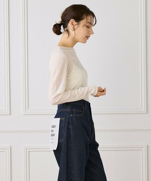 I.T.'S. international / イッツインターナショナル ニット・セーター | モックネックリブニット《Melty air wool》 | 詳細23