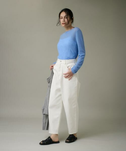 I.T.'S. international / イッツインターナショナル ニット・セーター | モックネックリブニット《Melty air wool》 | 詳細11