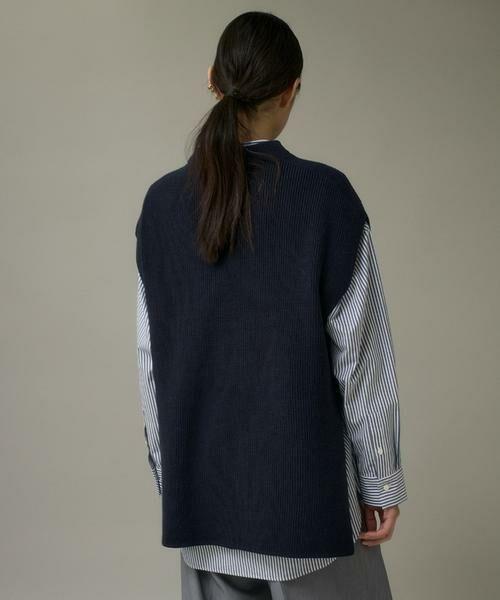 I.T.'S. international / イッツインターナショナル ベスト | モックネックジレ | 詳細10