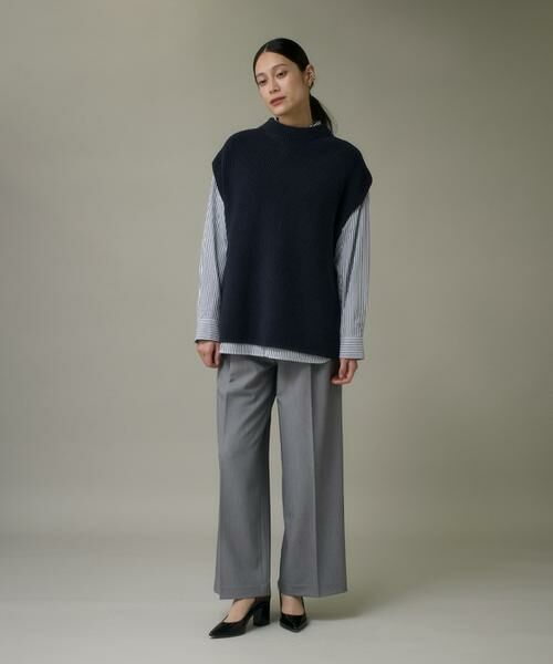 I.T.'S. international / イッツインターナショナル ベスト | モックネックジレ | 詳細2