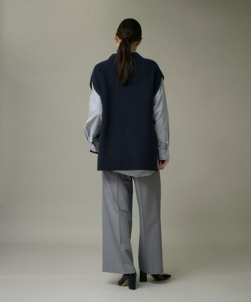 I.T.'S. international / イッツインターナショナル ベスト | モックネックジレ | 詳細4