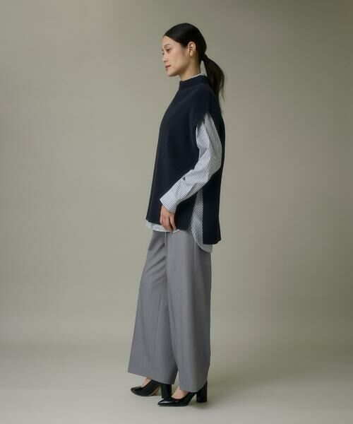 I.T.'S. international / イッツインターナショナル ベスト | モックネックジレ | 詳細13