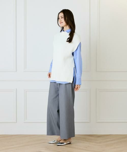 I.T.'S. international / イッツインターナショナル ベスト | モックネックジレ | 詳細19