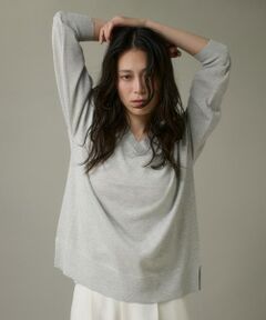 I.T.'S. international / イッツインターナショナル ニット・セーター | Ｖネックラメプルオーバー