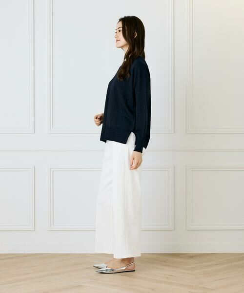 I.T.'S. international / イッツインターナショナル ニット・セーター | Ｖネックラメプルオーバー | 詳細11