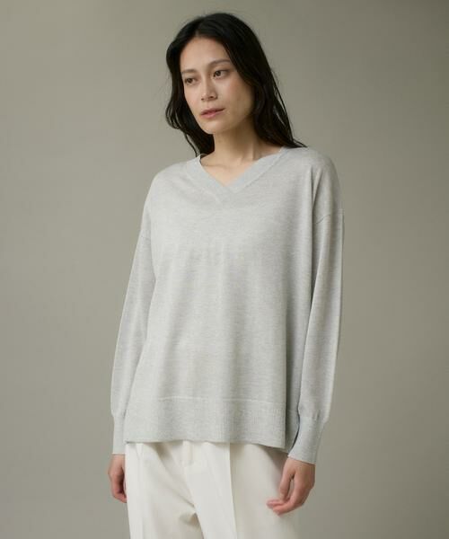 I.T.'S. international / イッツインターナショナル ニット・セーター | Ｖネックラメプルオーバー | 詳細12