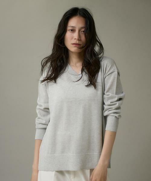 I.T.'S. international / イッツインターナショナル ニット・セーター | Ｖネックラメプルオーバー | 詳細2