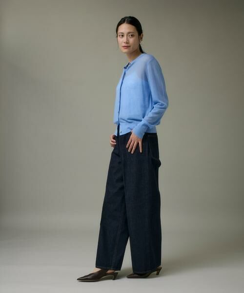 I.T.'S. international / イッツインターナショナル カーディガン・ボレロ | クルーネックニットカーディガン《Melty air wool》 | 詳細10