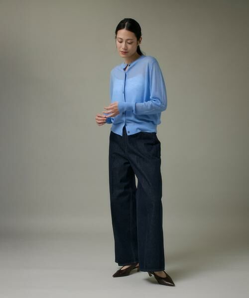 I.T.'S. international / イッツインターナショナル カーディガン・ボレロ | クルーネックニットカーディガン《Melty air wool》 | 詳細11