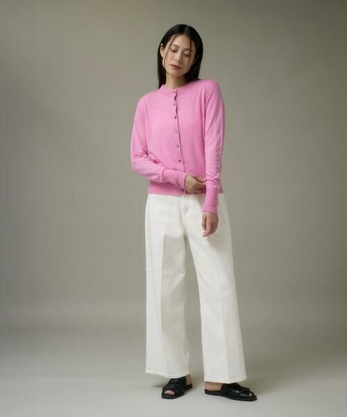 I.T.'S. international / イッツインターナショナル カーディガン・ボレロ | クルーネックニットカーディガン《Melty air wool》 | 詳細12