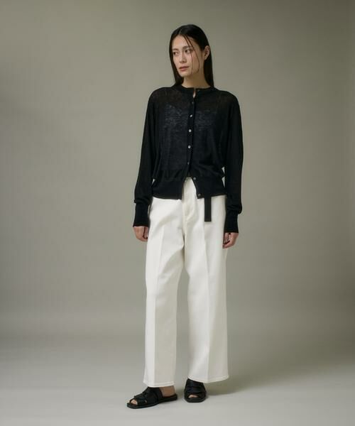 I.T.'S. international / イッツインターナショナル カーディガン・ボレロ | クルーネックニットカーディガン《Melty air wool》 | 詳細15