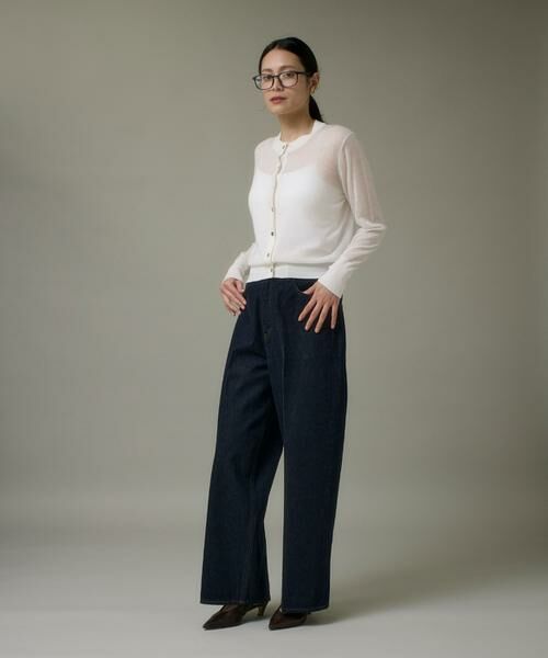 I.T.'S. international / イッツインターナショナル カーディガン・ボレロ | クルーネックニットカーディガン《Melty air wool》 | 詳細7