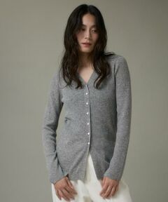 I.T.'S. international / イッツインターナショナル カーディガン・ボレロ | Vネックリブニットカーディガン《Melty air wool》