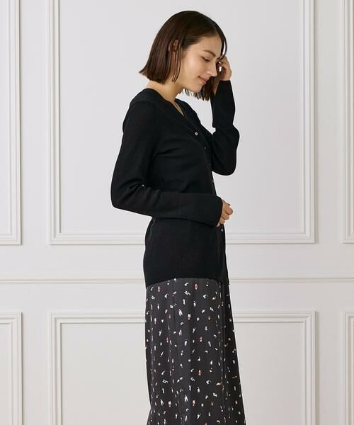 I.T.'S. international / イッツインターナショナル カーディガン・ボレロ | Vネックリブニットカーディガン《Melty air wool》 | 詳細11