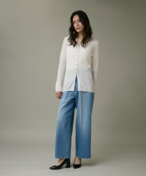 I.T.'S. international / イッツインターナショナル カーディガン・ボレロ | Vネックリブニットカーディガン《Melty air wool》 | 詳細2