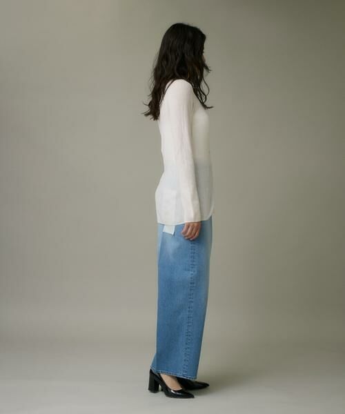 I.T.'S. international / イッツインターナショナル カーディガン・ボレロ | Vネックリブニットカーディガン《Melty air wool》 | 詳細4