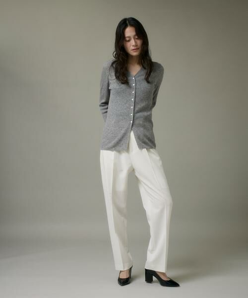I.T.'S. international / イッツインターナショナル カーディガン・ボレロ | Vネックリブニットカーディガン《Melty air wool》 | 詳細6